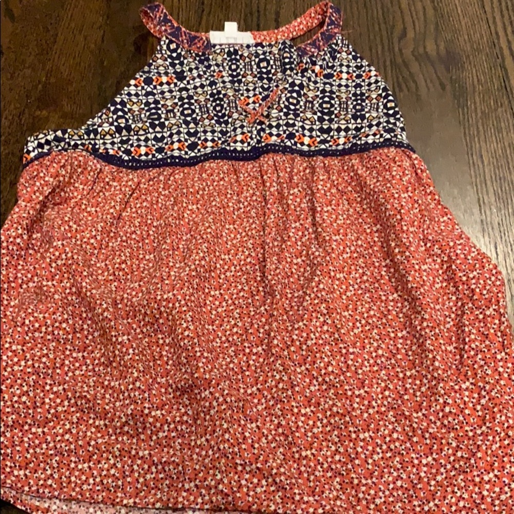 THML Orange and Navy Tank